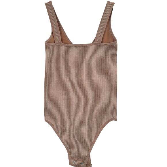 Aura body suit brown tan size S/M - Picture 2 of 5